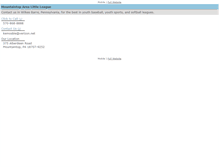Tablet Screenshot of mountaintoparealittleleague.com
